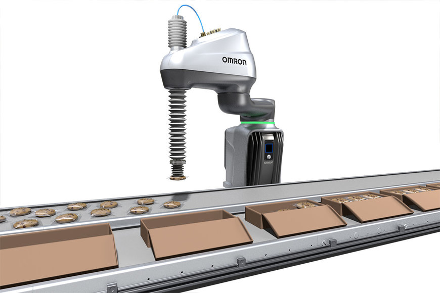 OMRON AGGIUNGE NUOVI MODELLI PER USO ALIMENTARE ALLA SUA LINEA DI PRODOTTI SCARA I4H